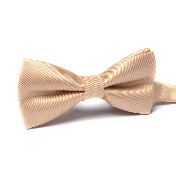 Men's Elegant Refined Sophisticated Stylish Dual-pattern Accented Formal Bow Tie - Style #29 - image 29