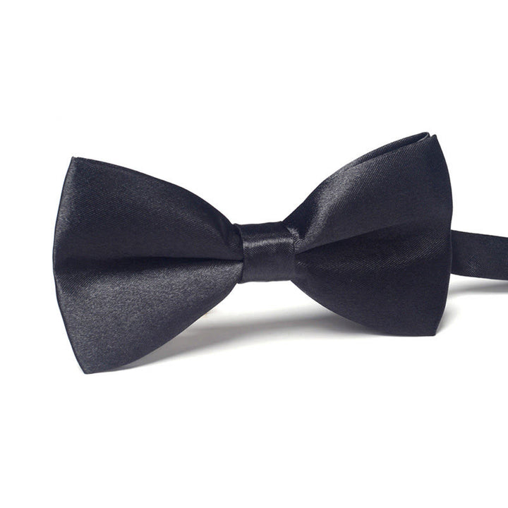 Men's Elegant Refined Sophisticated Stylish Dual-pattern Accented Formal Bow Tie - Style #34 - image 34