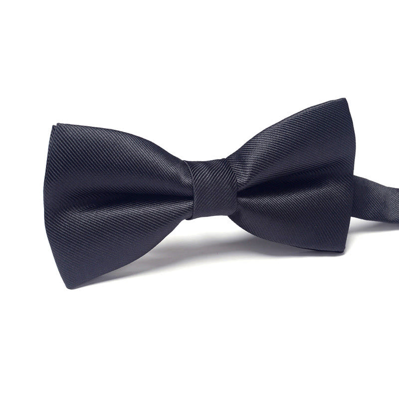 Men's Elegant Refined Sophisticated Stylish Dual-pattern Accented Formal Bow Tie - Style #24 - image 24