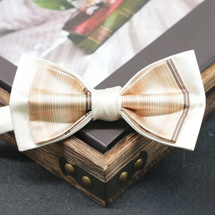 Men's Exquisite Refined Versatile Multi-pattern Upscale Formal Bow Tie - Style #6 - image 6