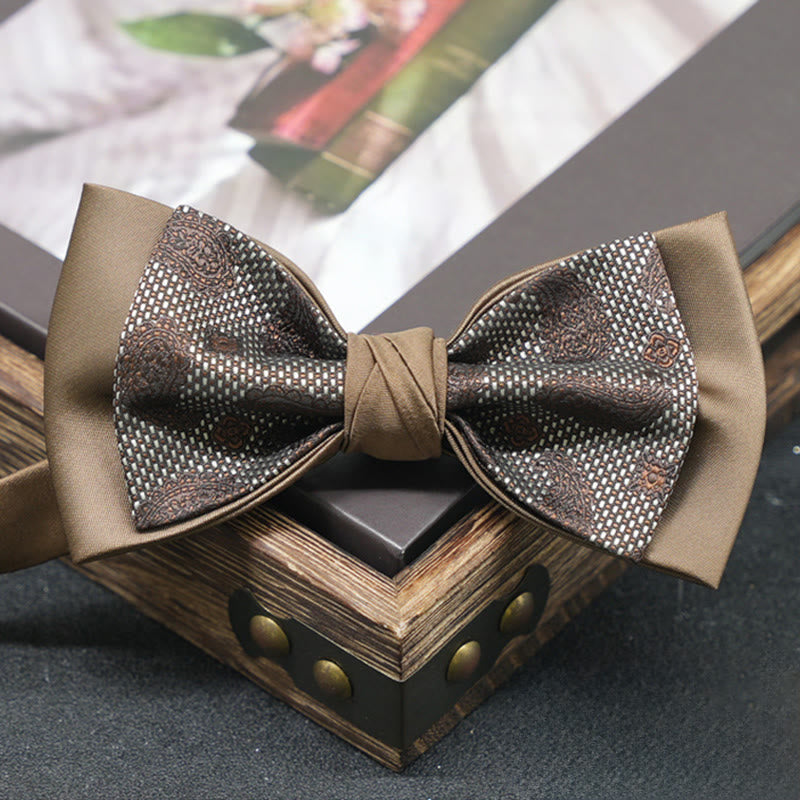 Men's Exquisite Refined Versatile Multi-pattern Upscale Formal Bow Tie - Style #10 - image 10
