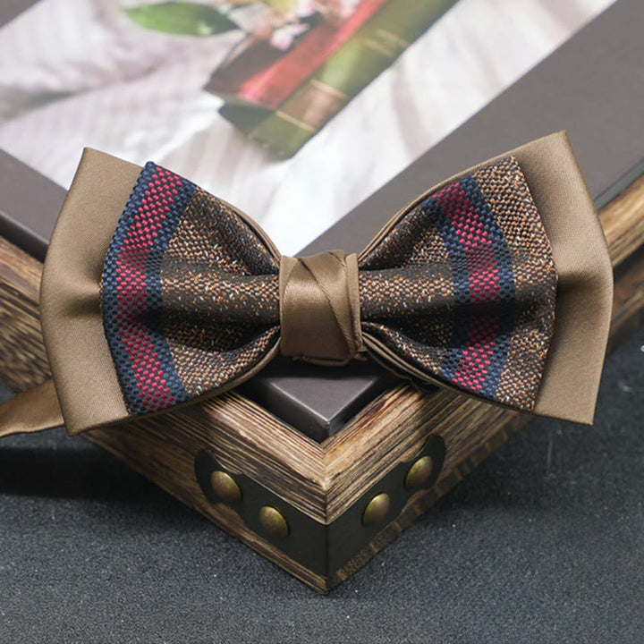 Men's Exquisite Refined Versatile Multi-pattern Upscale Formal Bow Tie - Style #7 - image 7