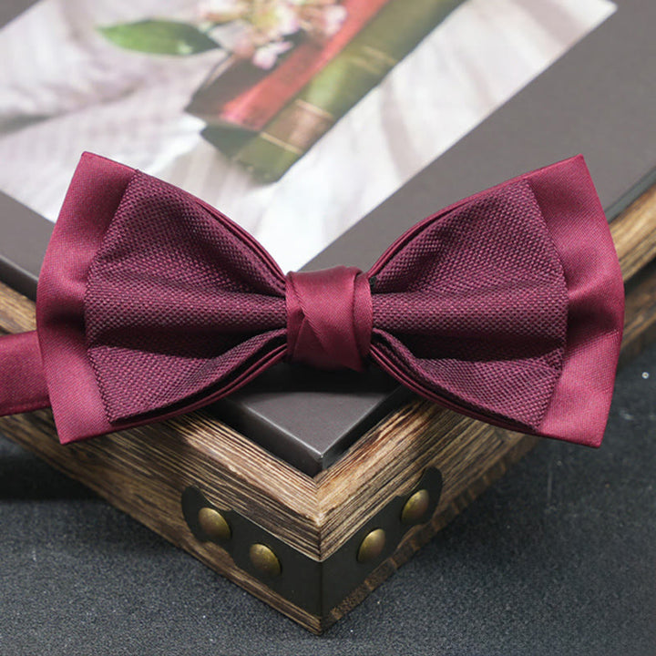 Men's Exquisite Refined Versatile Multi-pattern Upscale Formal Bow Tie - Style #13 - image 13
