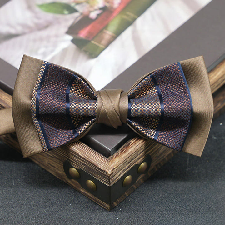 Men's Exquisite Refined Versatile Multi-pattern Upscale Formal Bow Tie - Style #8 - image 8
