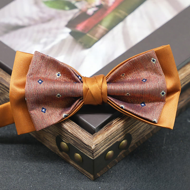 Men's Exquisite Refined Versatile Multi-pattern Upscale Formal Bow Tie - Style #12 - image 12
