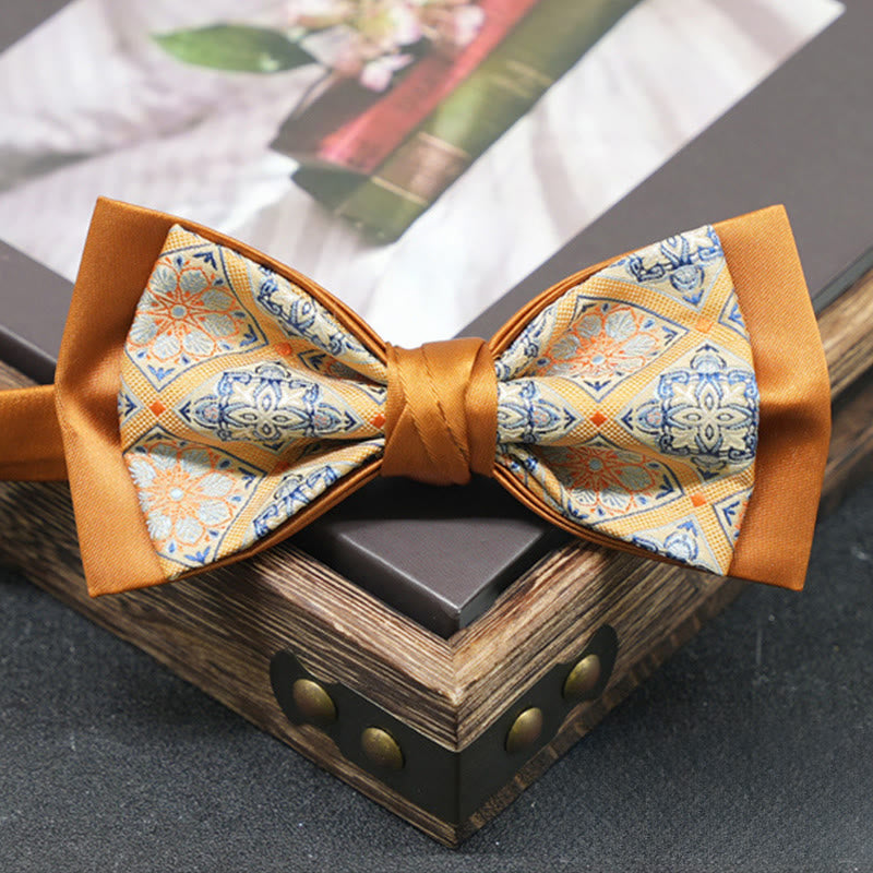 Men's Exquisite Refined Versatile Multi-pattern Upscale Formal Bow Tie - Style #2 - image 2