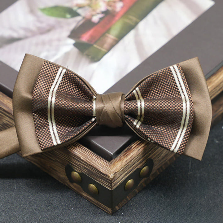 Men's Exquisite Refined Versatile Multi-pattern Upscale Formal Bow Tie - Style #9 - image 9