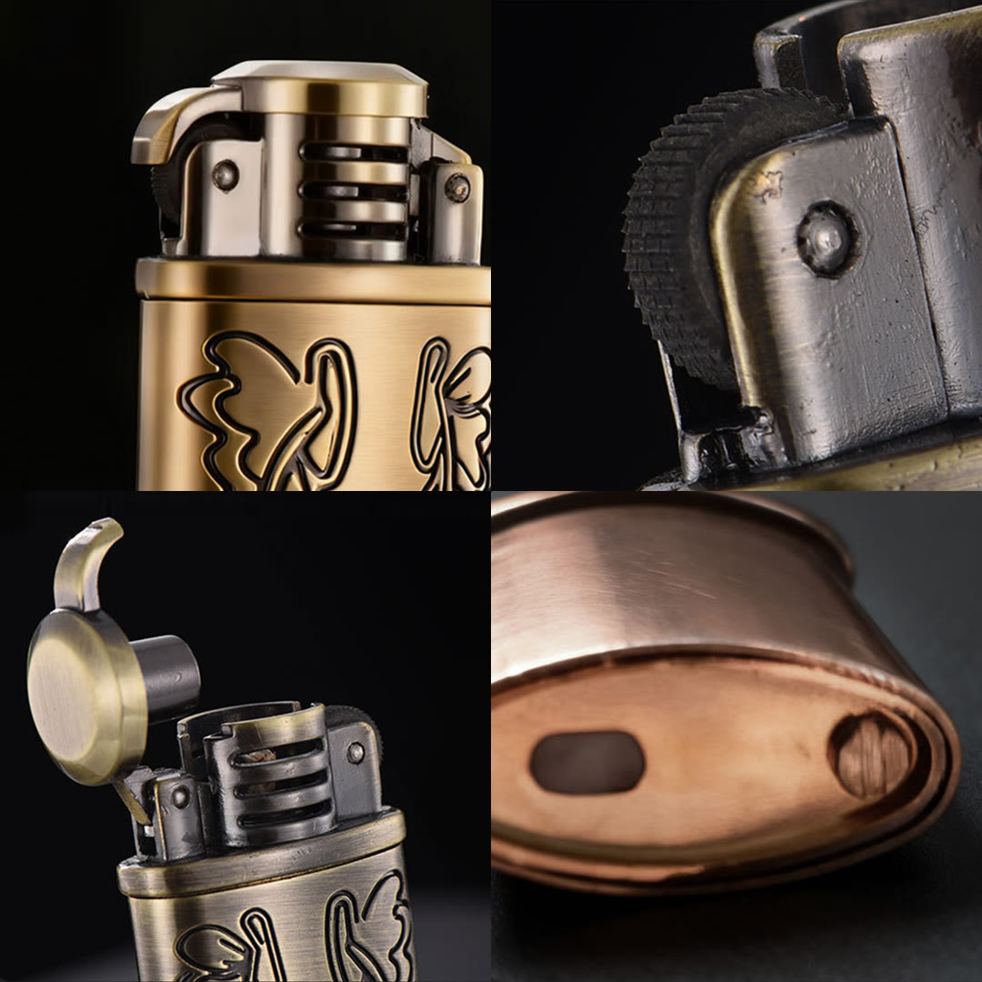 Bronze Cowboy Boot-Shaped Refillable Kerosene Lighter - image 3