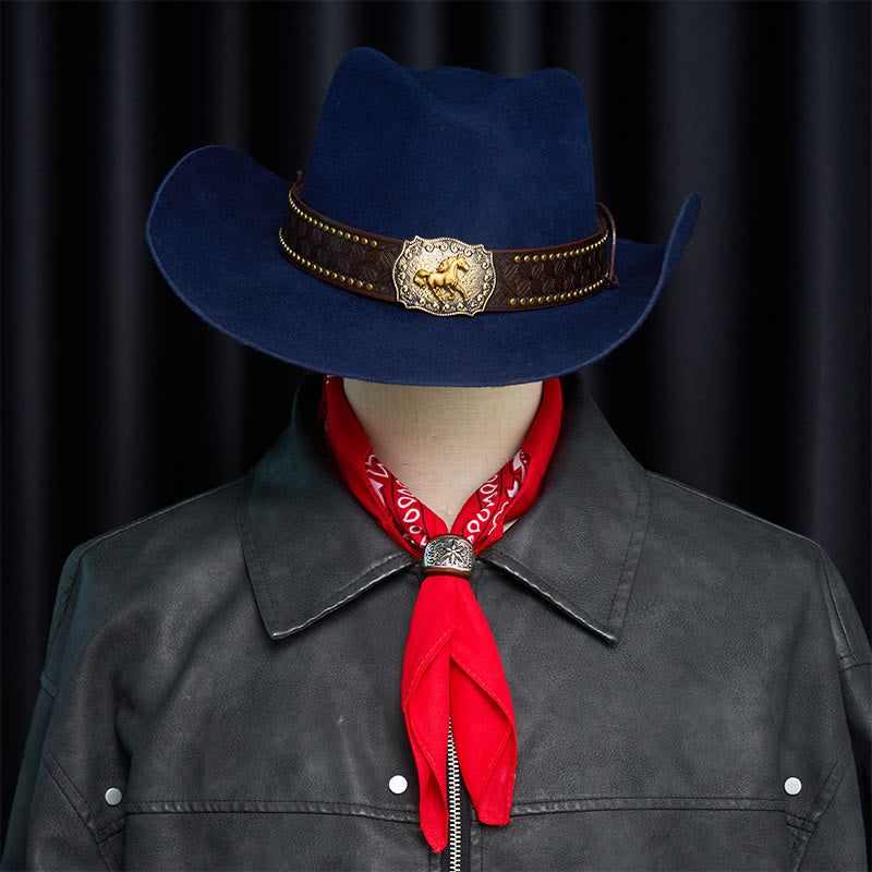 Hexagram Round Button Cashew Printed Pocket Square - image 7