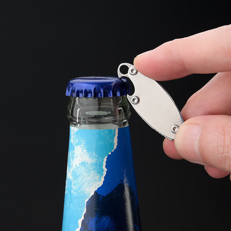 4-In-1 Compact Tool Set Knife Wrench Screwdriver Keychain - image 6