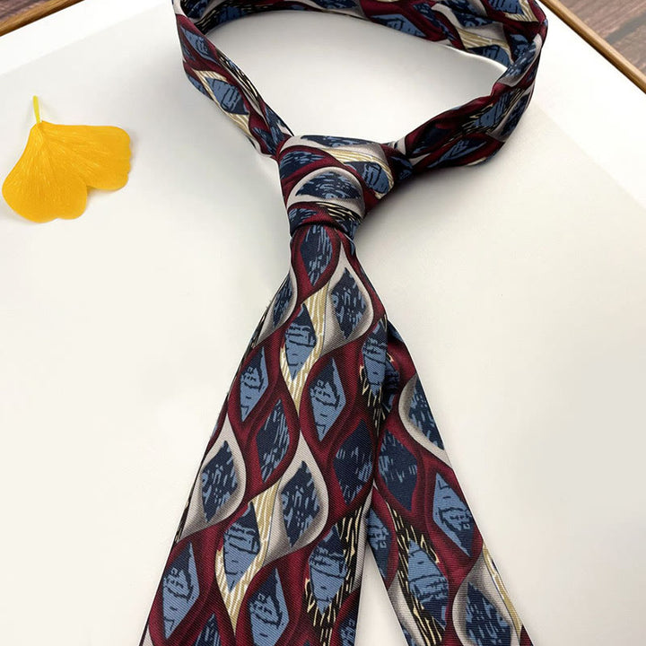 Men's Personalized Retro Patterned Hand Tie Multi Style Necktie - Style #7 - image 9