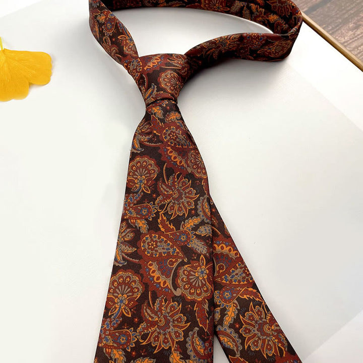 Men's Personalized Retro Patterned Hand Tie Multi Style Necktie - Style #4 - image 6