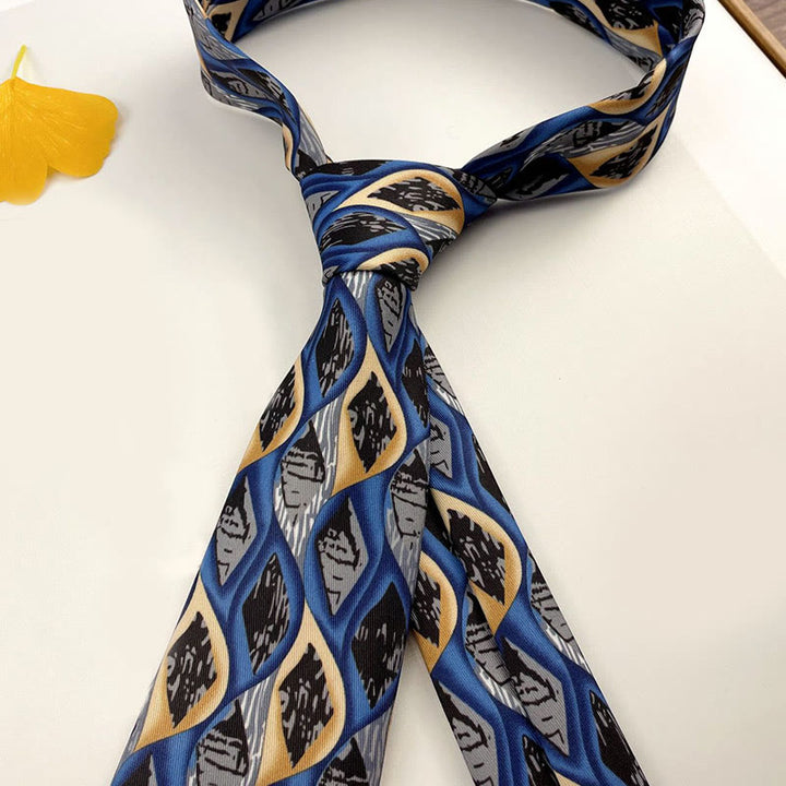 Men's Personalized Retro Patterned Hand Tie Multi Style Necktie - Style #8 - image 10