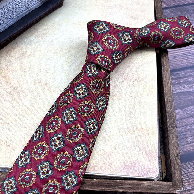 Men's Personalized Retro Patterned Hand Tie Multi Style Necktie - Style #17 - image 19