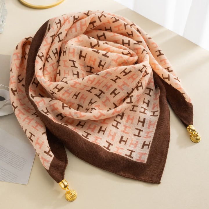 Women's Elegant Retro Rose Polka Dot Square Magnetic Cravat - Style #4 - image 3