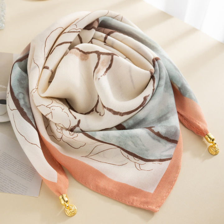 Women's Elegant Retro Rose Polka Dot Square Magnetic Cravat - Style #17 - image 16