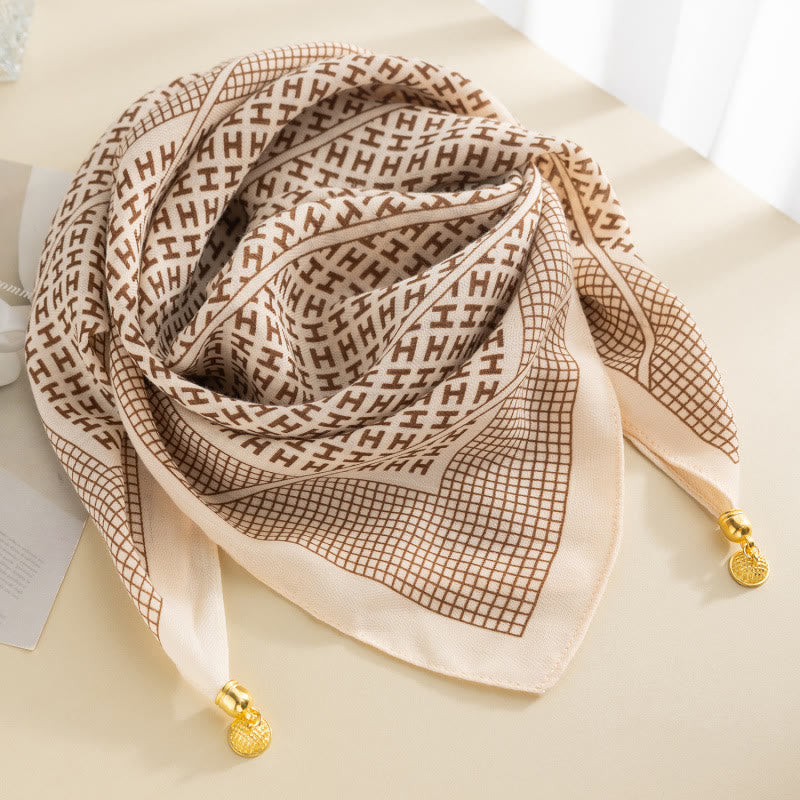 Women's Elegant Retro Rose Polka Dot Square Magnetic Cravat - Style #21 - image 20