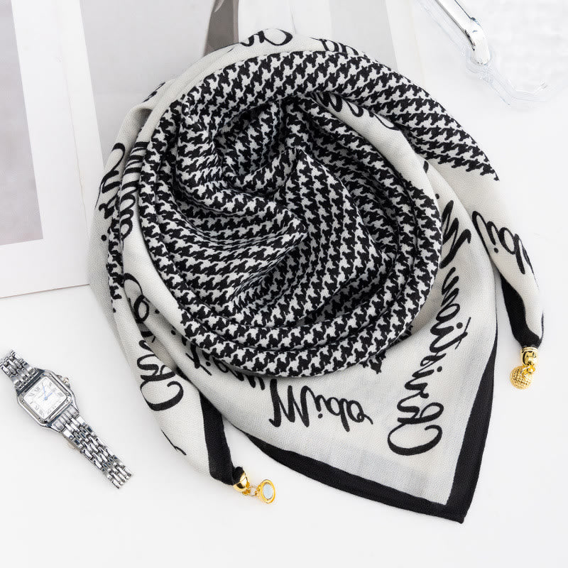 Women's Elegant Retro Rose Polka Dot Square Magnetic Cravat - Style #45 - image 44