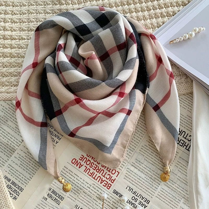 Women's Elegant Retro Rose Polka Dot Square Magnetic Cravat - Style #52 - image 50
