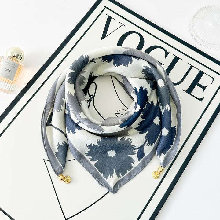 Women's Elegant Retro Rose Polka Dot Square Magnetic Cravat - Style #56 - image 55