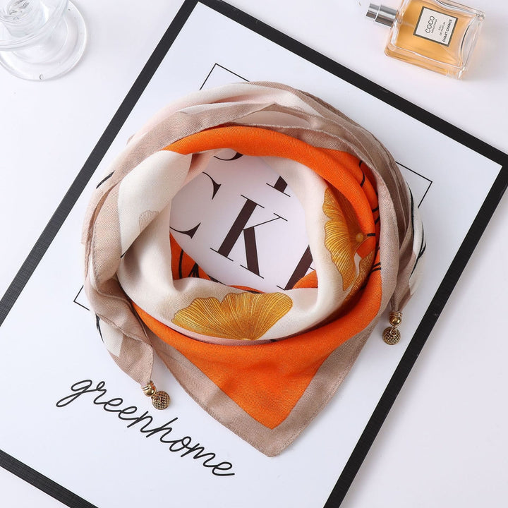 Women's Elegant Retro Rose Polka Dot Square Magnetic Cravat - Style #66 - image 65