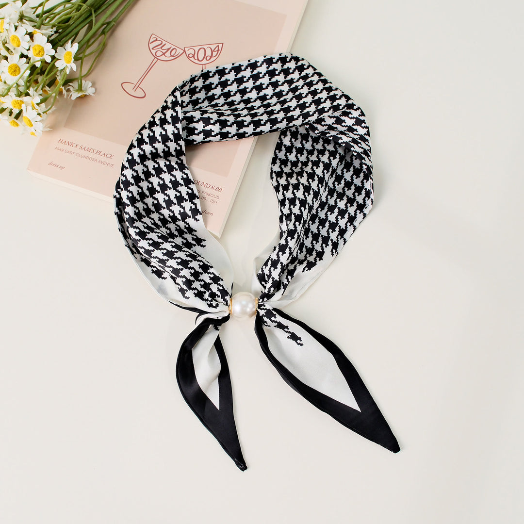Women's Elegant Retro Pattern Square Scarf - Style #13 - image 13