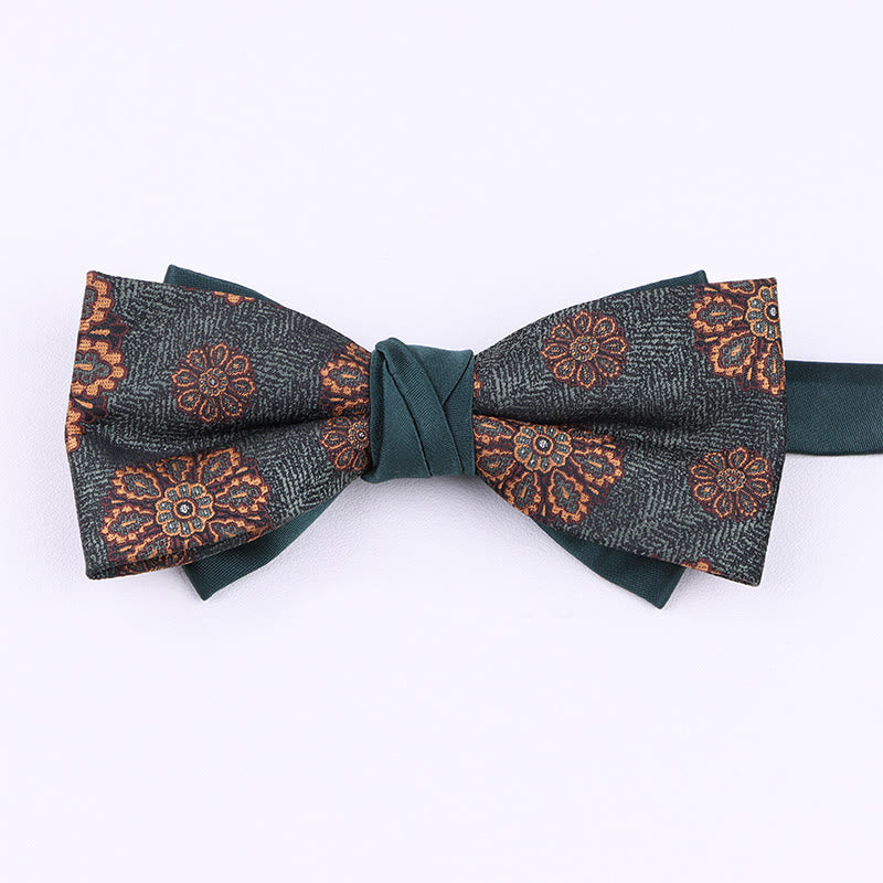 Men's Diverse Patterned Fabric Bow Tie - Style #8 - image 7