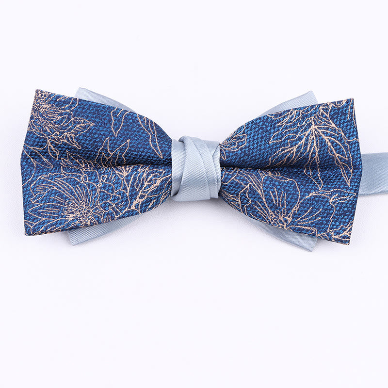 Men's Diverse Patterned Fabric Bow Tie - Style #5 - image 4