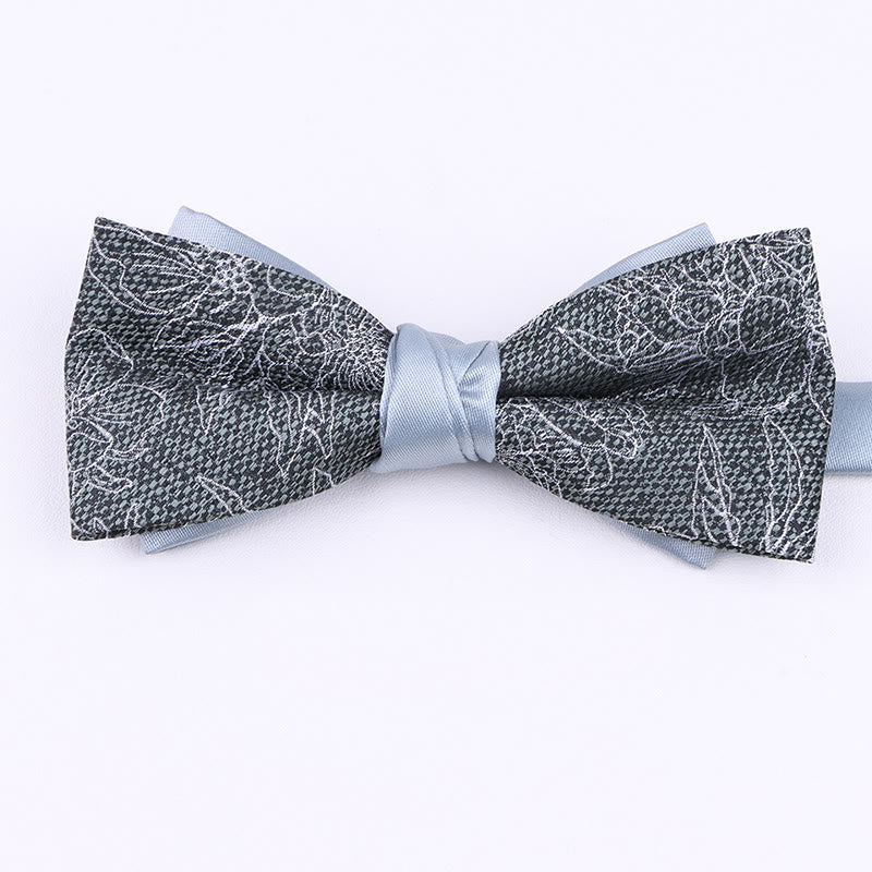 Men's Diverse Patterned Fabric Bow Tie - Style #3 - image 2