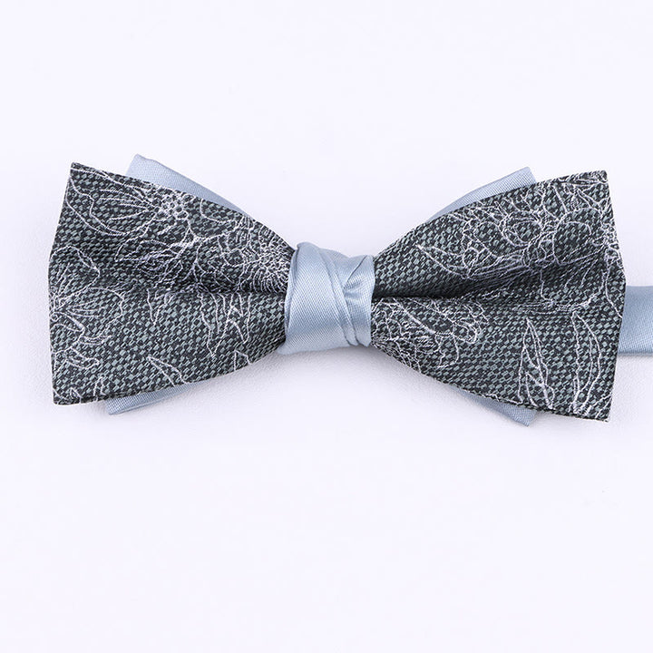Men's Diverse Patterned Fabric Bow Tie - Style #3 - image 2