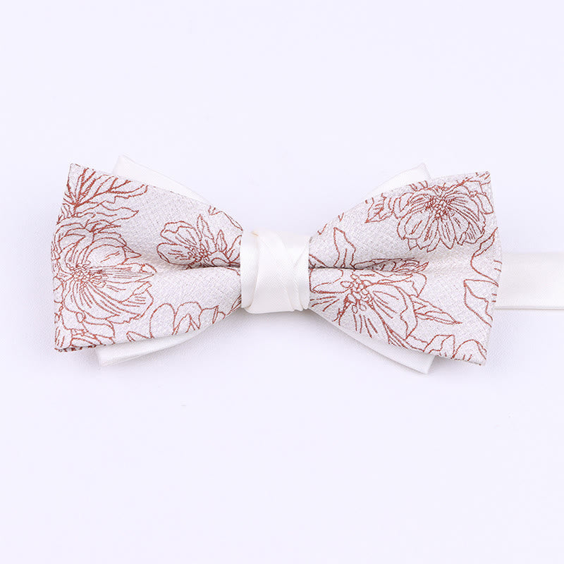 Men's Diverse Patterned Fabric Bow Tie - Style #2 - image 1