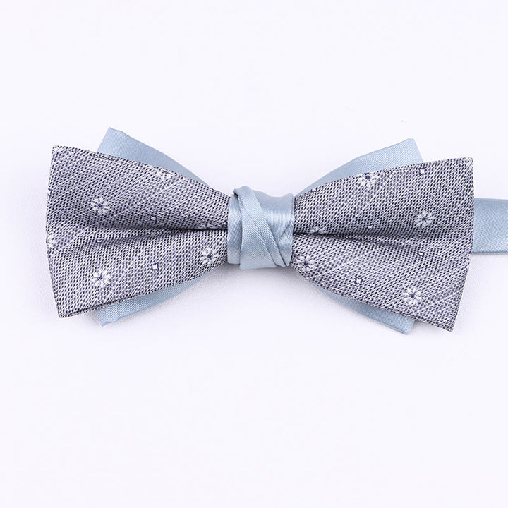 Men's Diverse Patterned Fabric Bow Tie - Style #19 - image 18