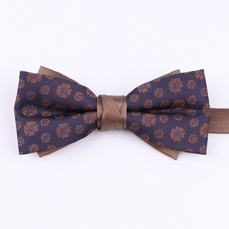 Men's Diverse Patterned Fabric Bow Tie - Style #15 - image 14