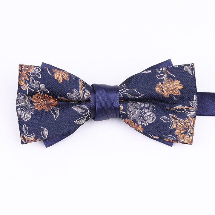 Men's Diverse Patterned Fabric Bow Tie - Style #17 - image 16