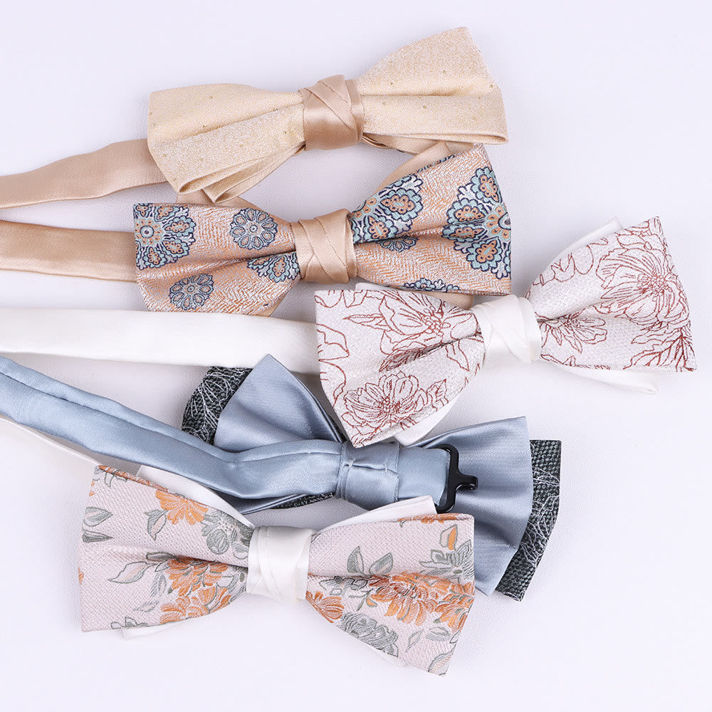 Men's Diverse Patterned Fabric Bow Tie - image 20
