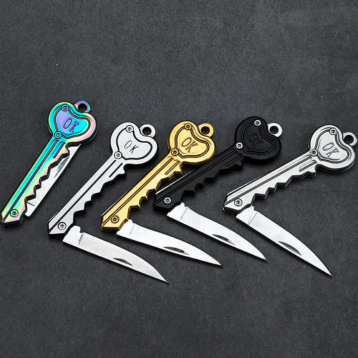 Colorful Love OK Folding Knife Outdoor EDC Tool - image 1