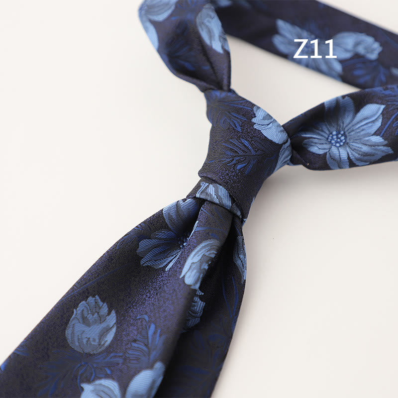 Men's Ornate Patterned Silk-Like Fabric Neckties - Style #11 - image 24