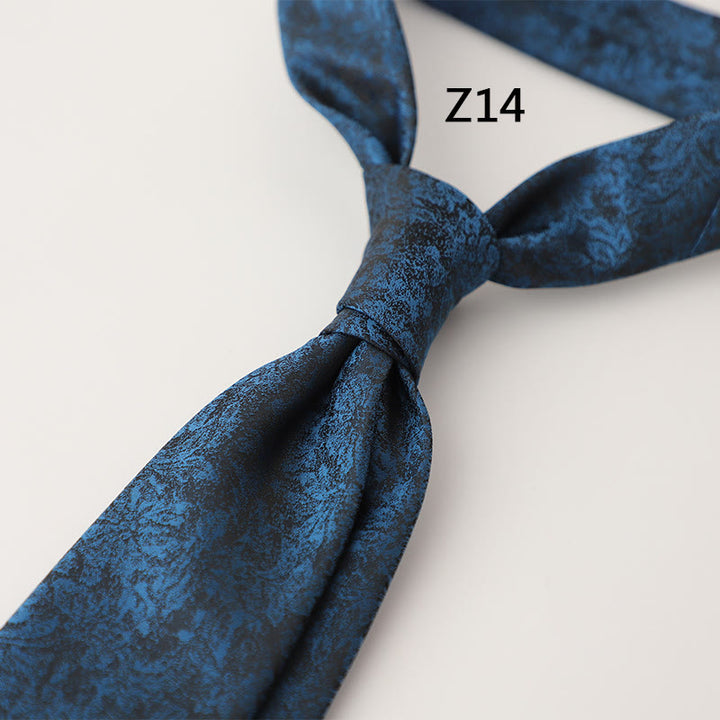 Men's Ornate Patterned Silk-Like Fabric Neckties - Style #14 - image 30