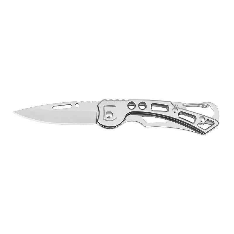 Colorful Practical Multi-Functional Folding Knife EDC-Tool Keychain - Silver - image 6