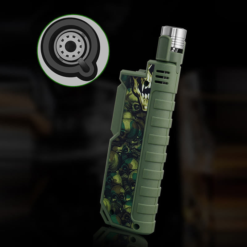 Retractable Handle Outdoor Inflatable Butane Lighter - image 5