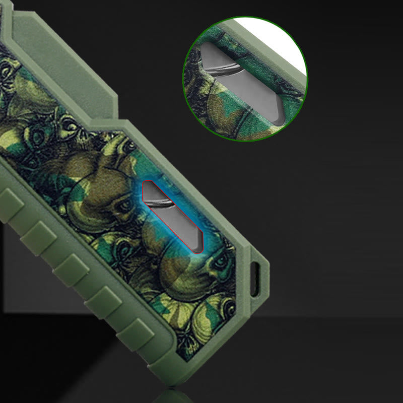 Retractable Handle Outdoor Inflatable Butane Lighter - image 6