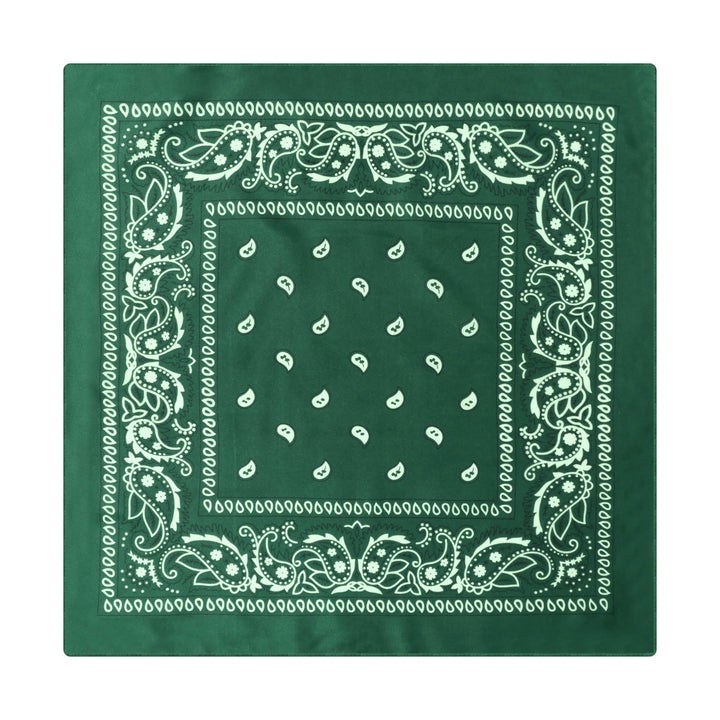 Vintage Paisley Cashew Printed Pocket Square With Silver Star Buckle - Style #9 - image 10