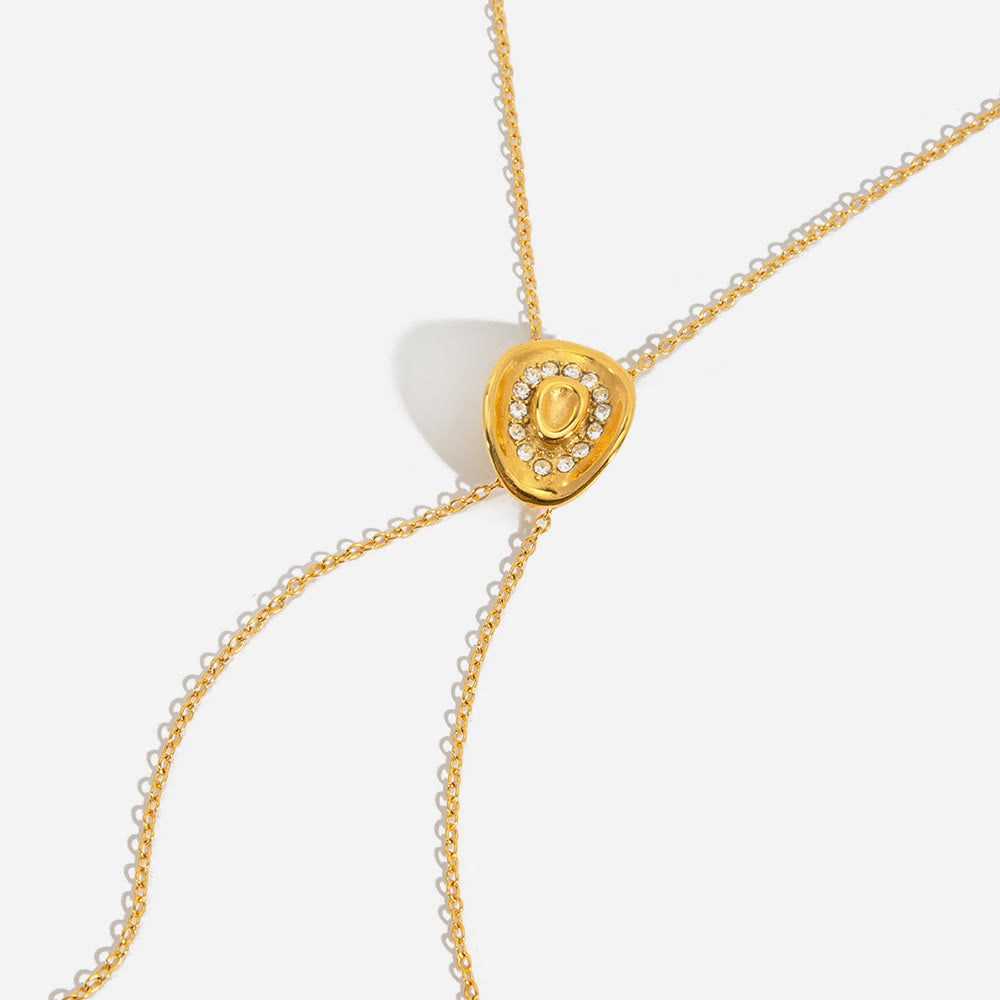Shine Rhinestone Western Cowboy Hat-Shape Necklace - image 7