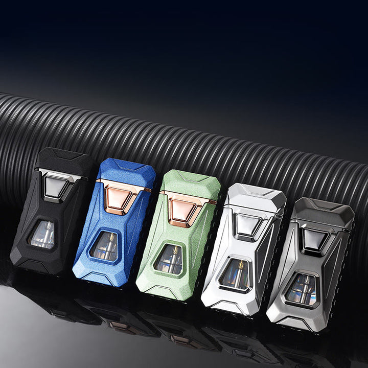 Four Ignition Methods Intelligent Dual Flame Charging & Inflatable Lighter - image 2