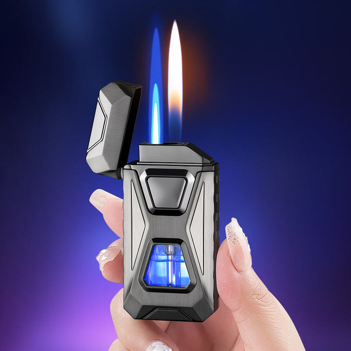 Four Ignition Methods Intelligent Dual Flame Charging & Inflatable Lighter - image 1