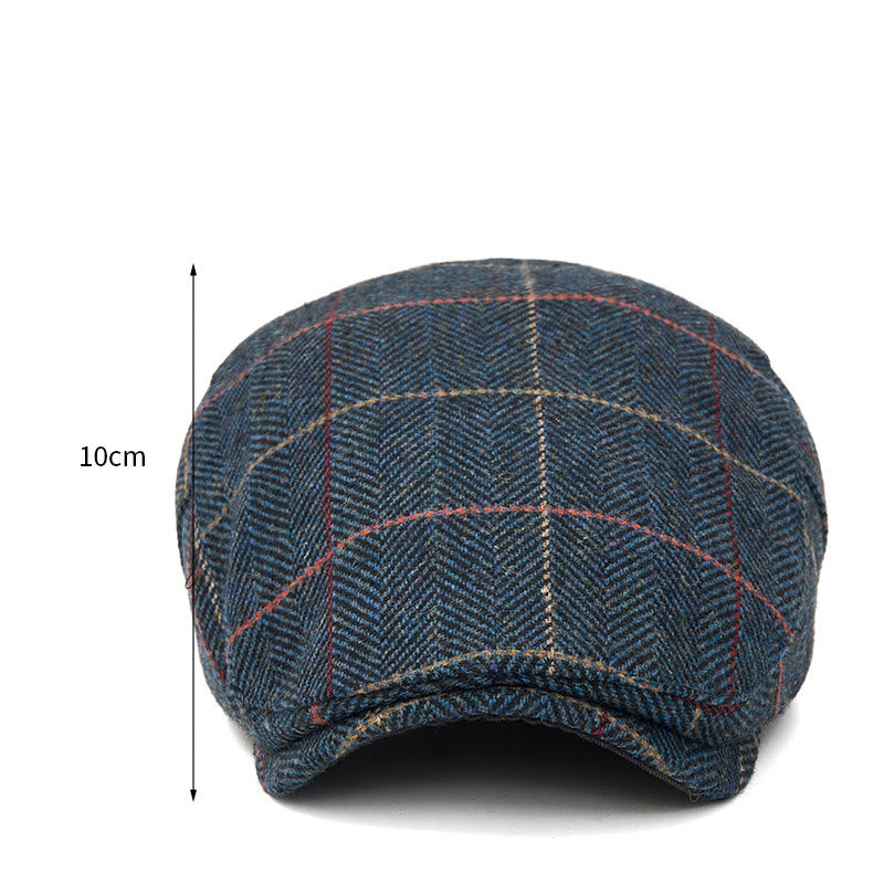 Summer Lightweight Checkered Beret Hat - image 1