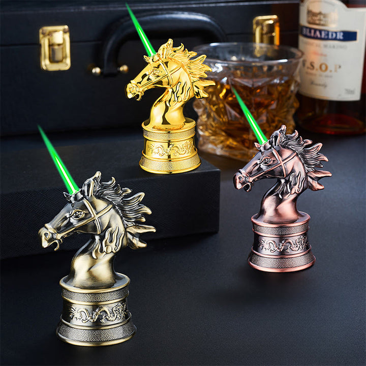 Creative Horse Head Shaped Windproof Butane Lighter - image 2
