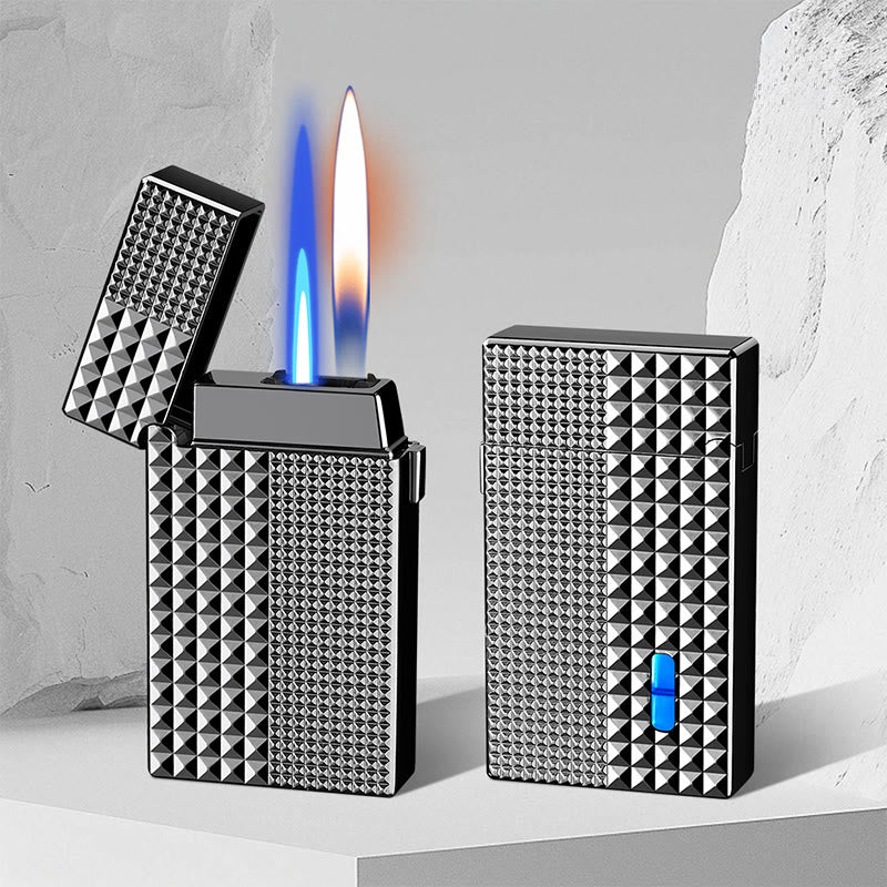 Intelligent Voice-activated Induction Ignition Dual Flame Lighter - Black - image 5