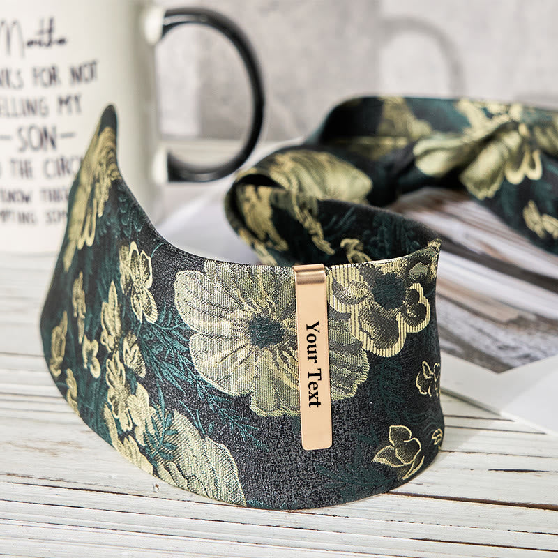 Custom Men's Luxury Blue Sandstone Tie Clip Cufflinks Necktie Set - Style #1 - Black - image 1