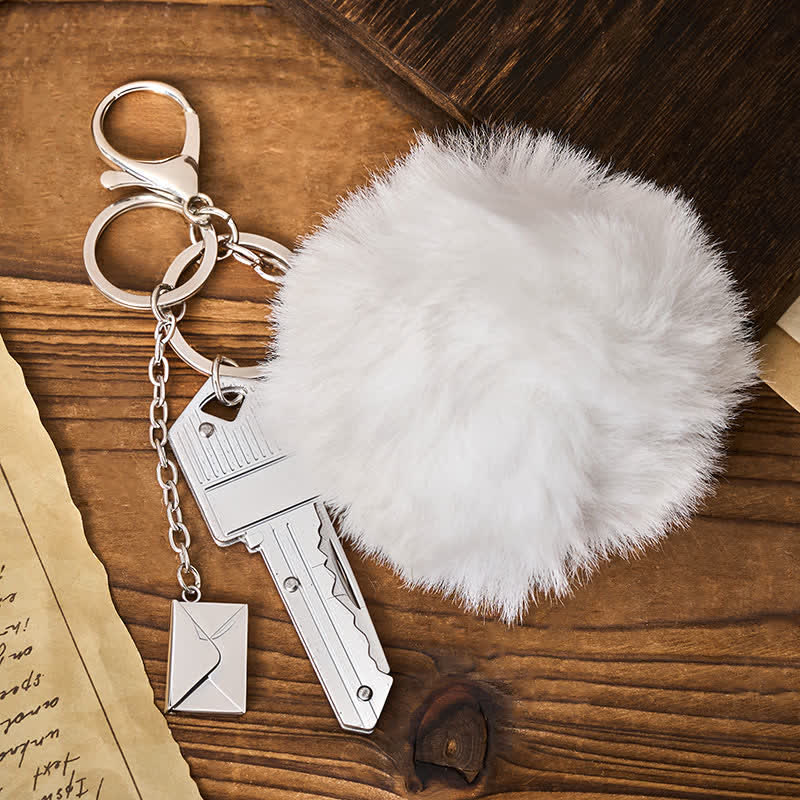 Key-Shaped Pocket Knife Customizable Envelope Keychain - image 4